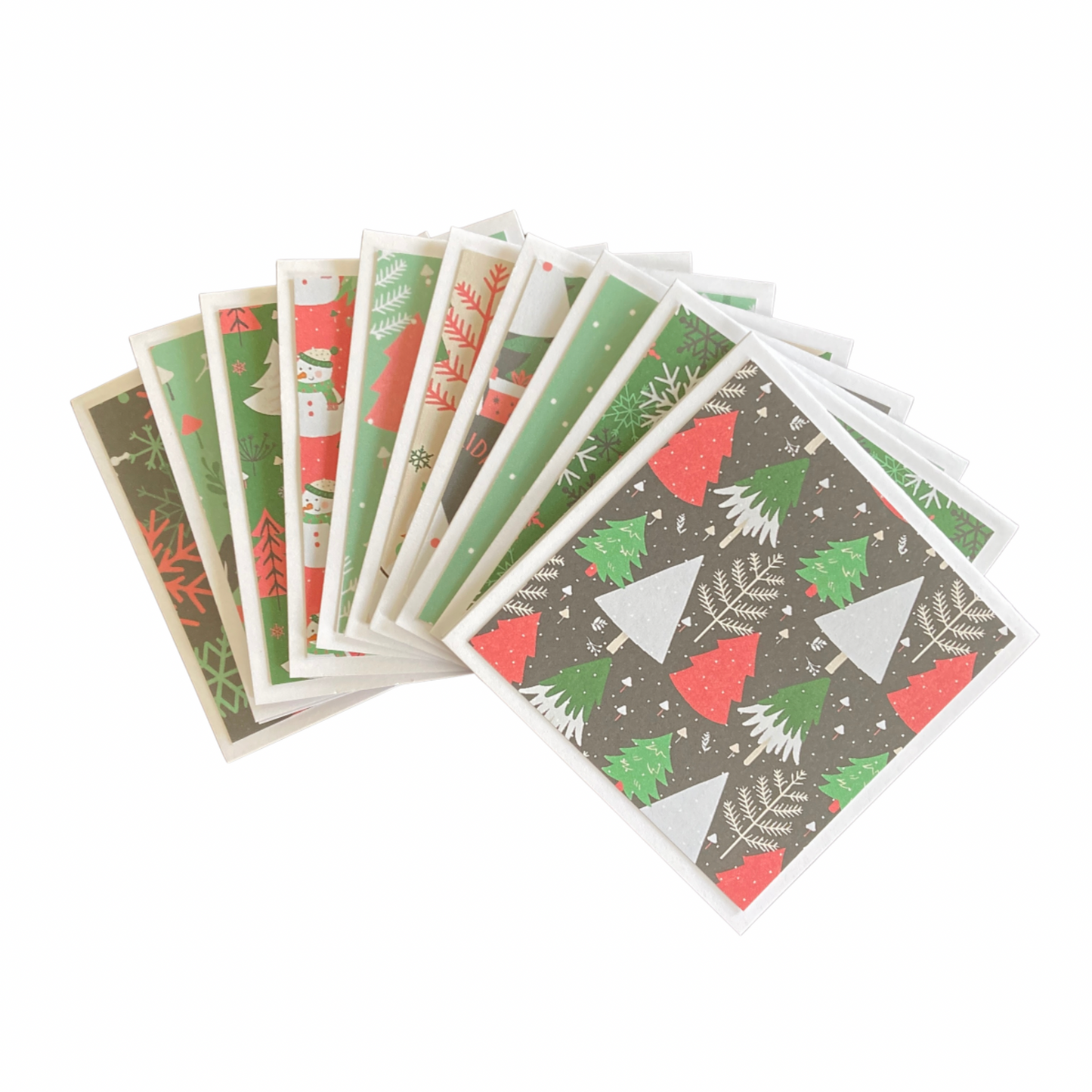 3x3 Winter Holidays Note Cards