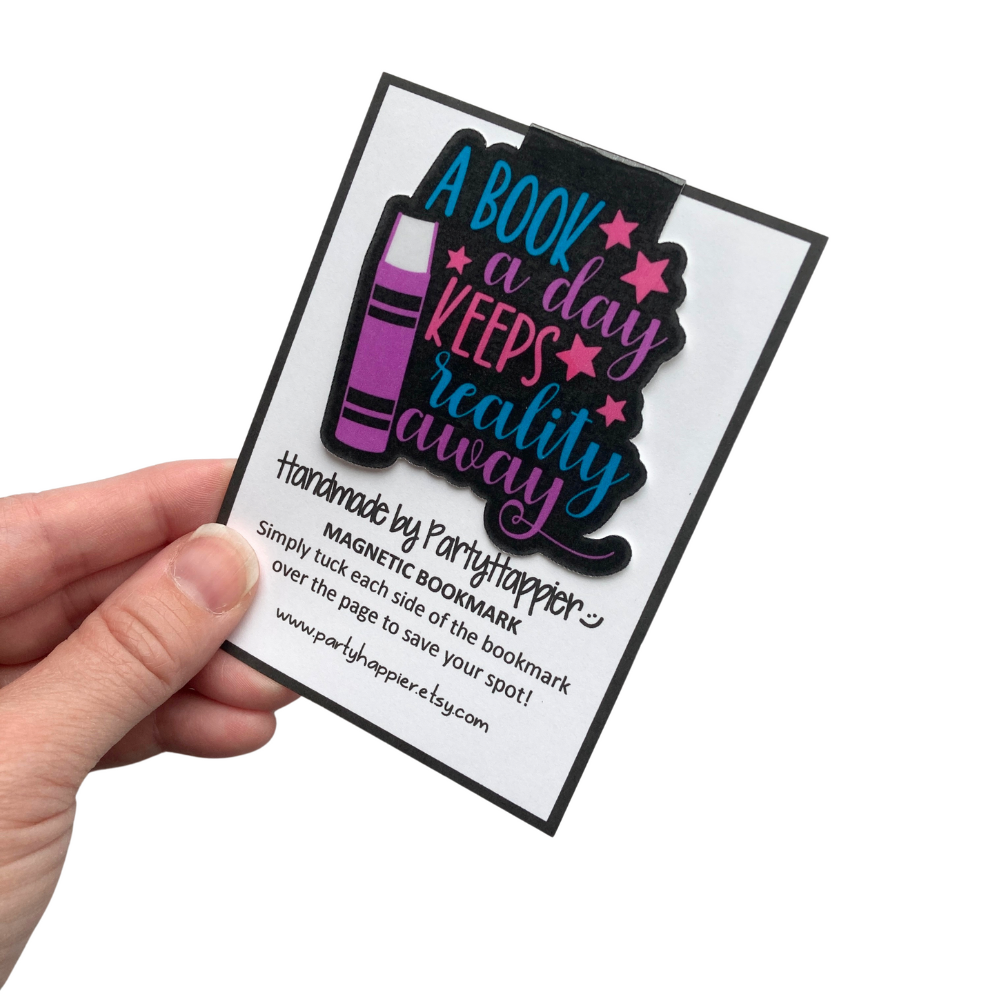 A Book A Day Keeps Reality Away Bookmark