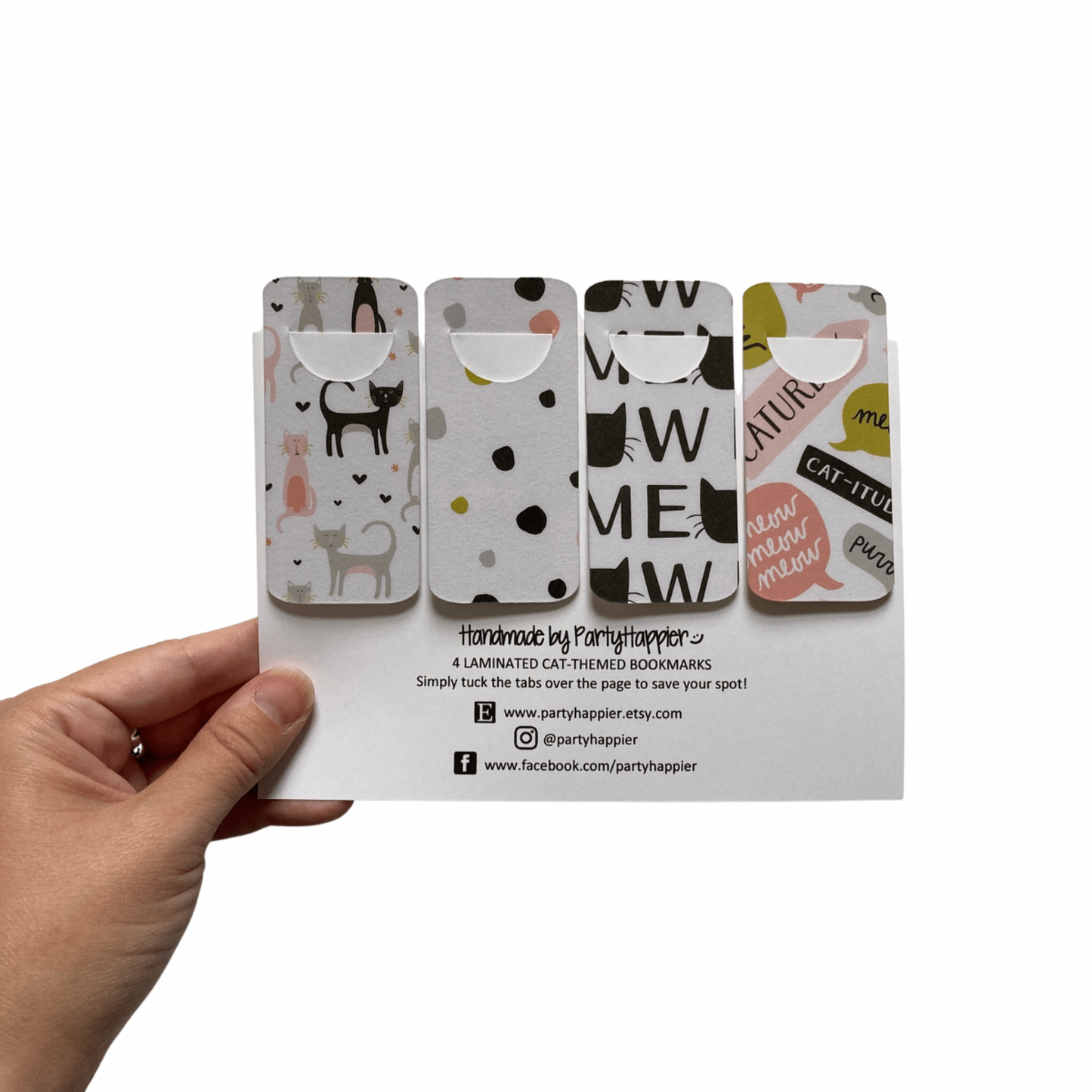 4-Pack Caturday Bookmarks