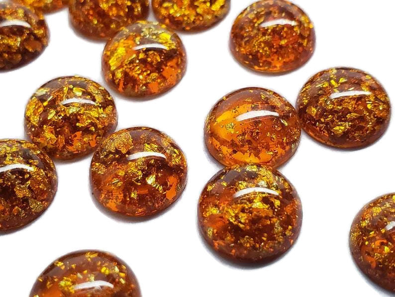 Amber Foil Magnets