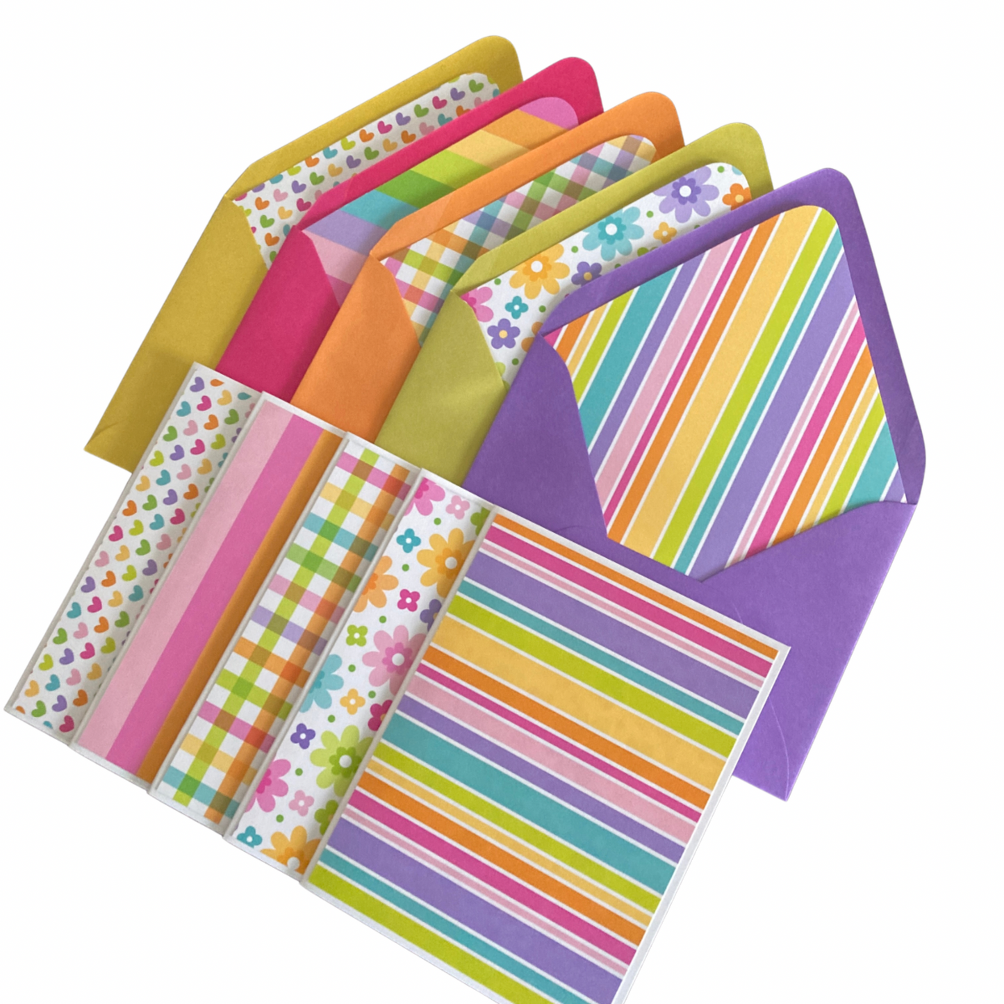 Fairy Garden Rainbow Note Cards