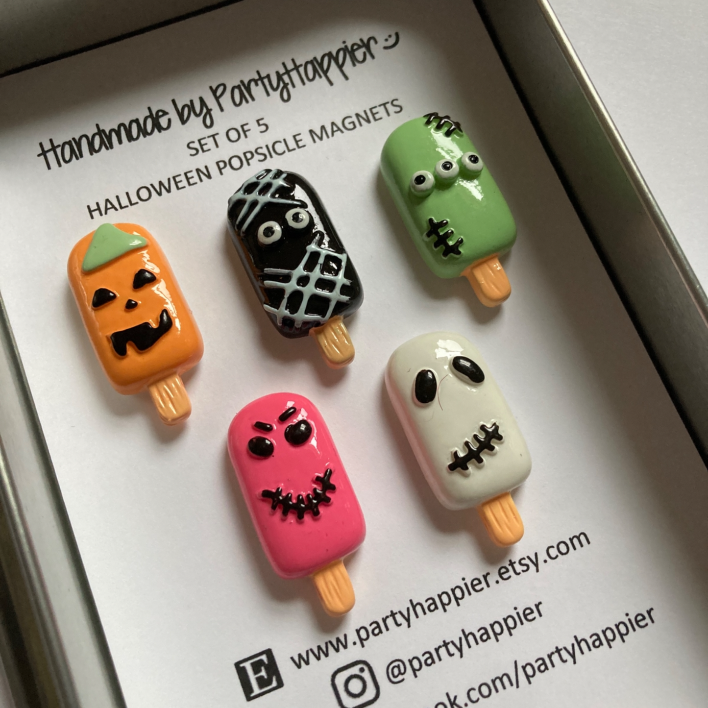 Halloween Popsicle Magnets