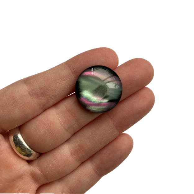 Black Marbled Magnets