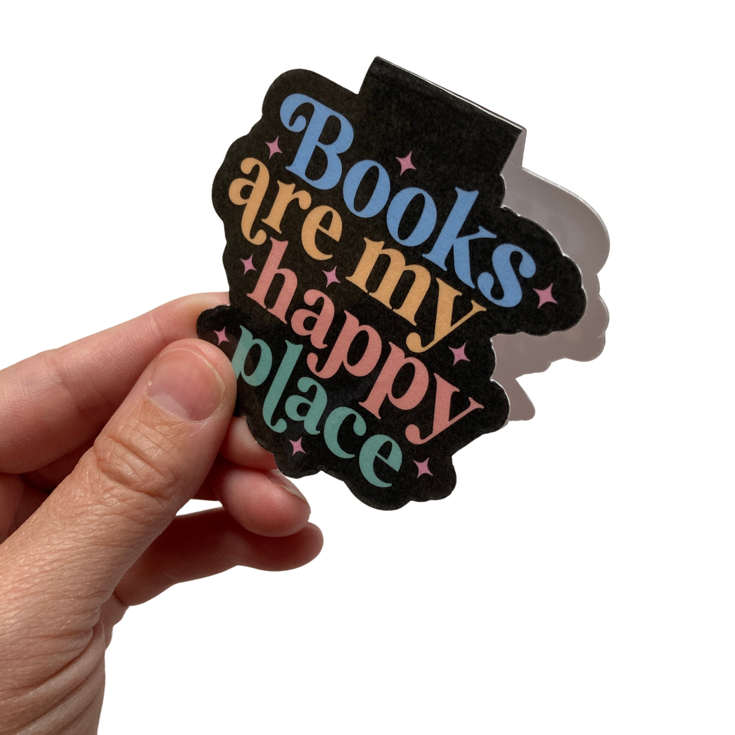 Books Are My Happy Place Magnetic Bookmark