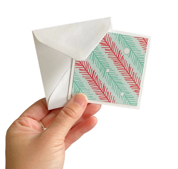 3x3 Snowday Note Cards