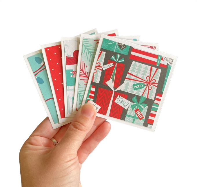 3x3 Snowday Note Cards