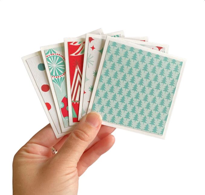3x3 Snowday Note Cards
