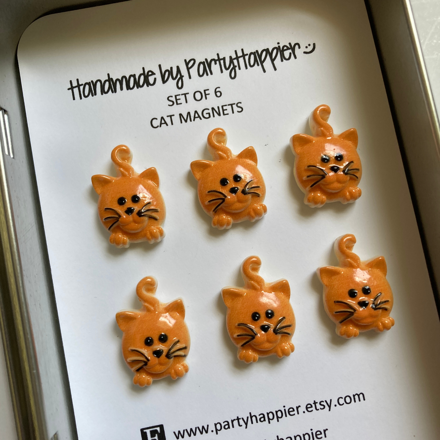Orange Cat Magnets