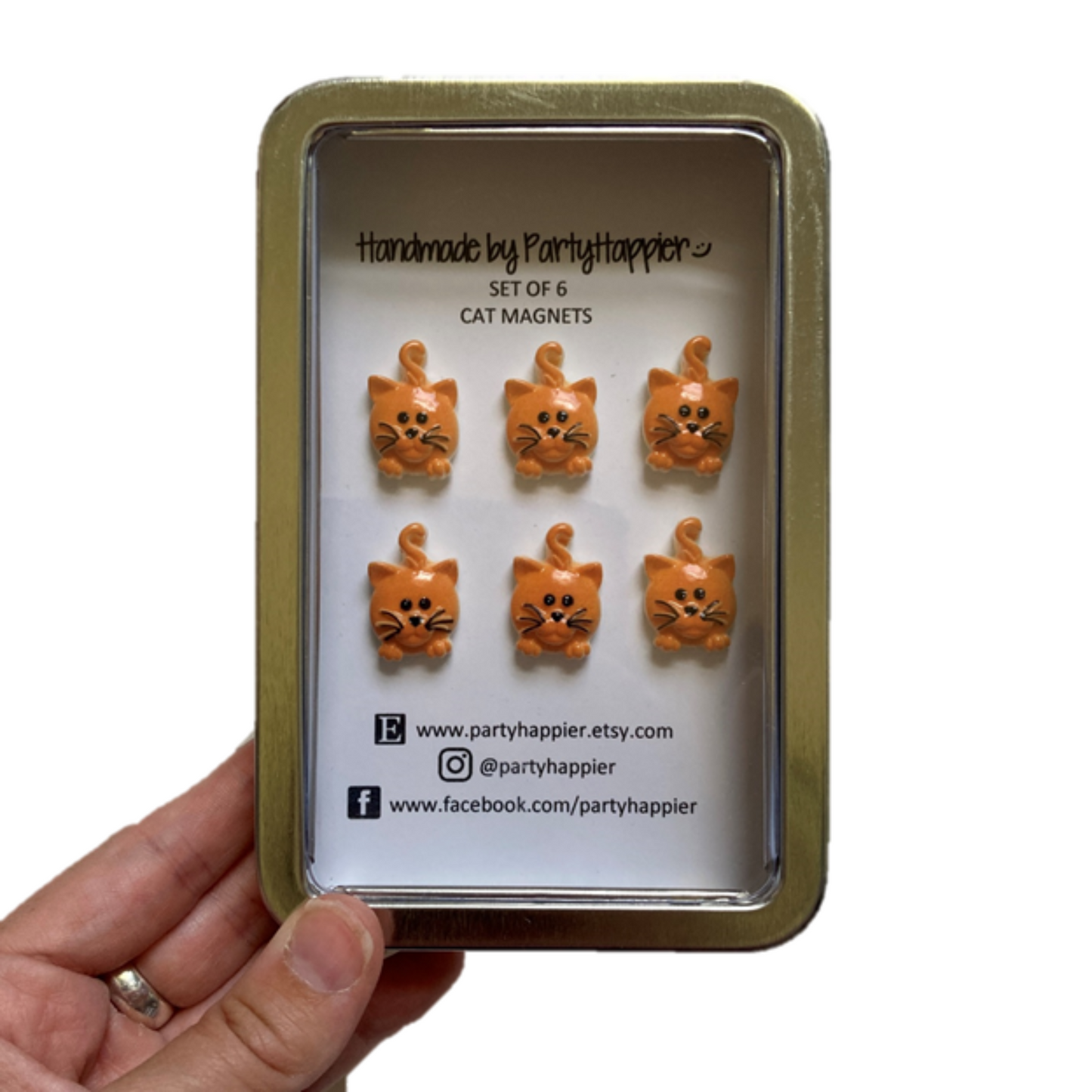 Orange Cat Magnets