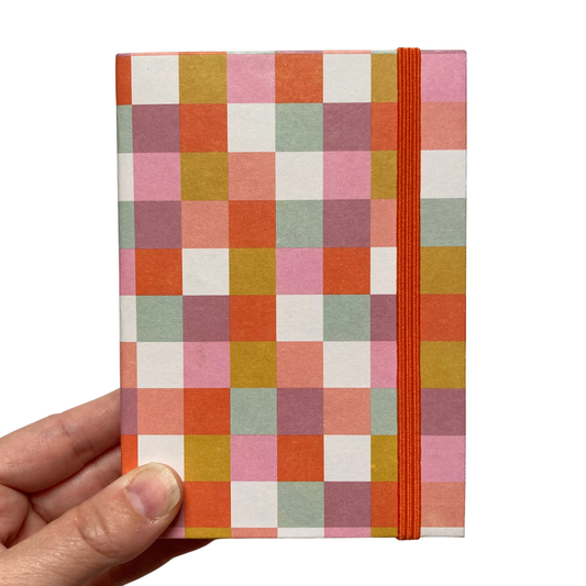 Groovy Checkered Chunky Notepad