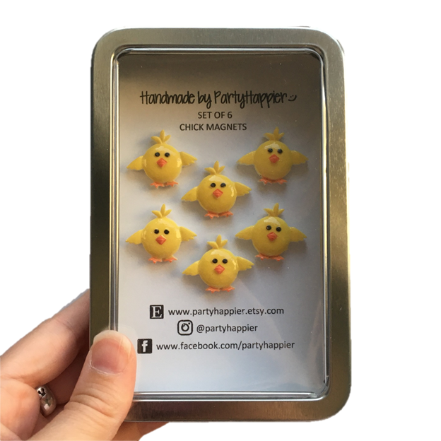 Yellow Chick Magnets