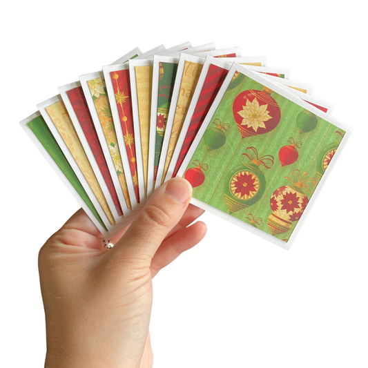 3x3 Christmas Traditions Note Cards