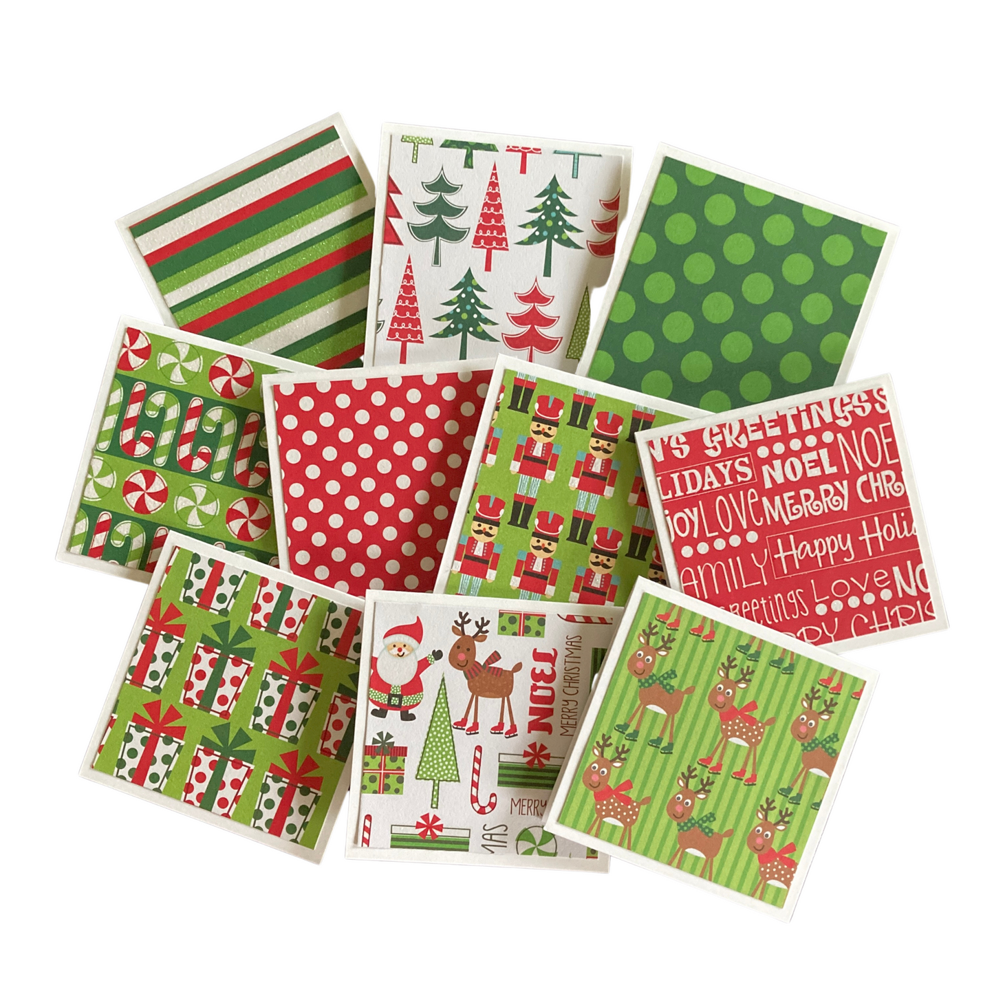 3x3 Cheery & Jolly Note Cards