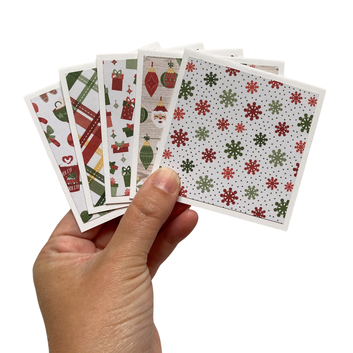 3x3 Santa Claus Lane Note Cards