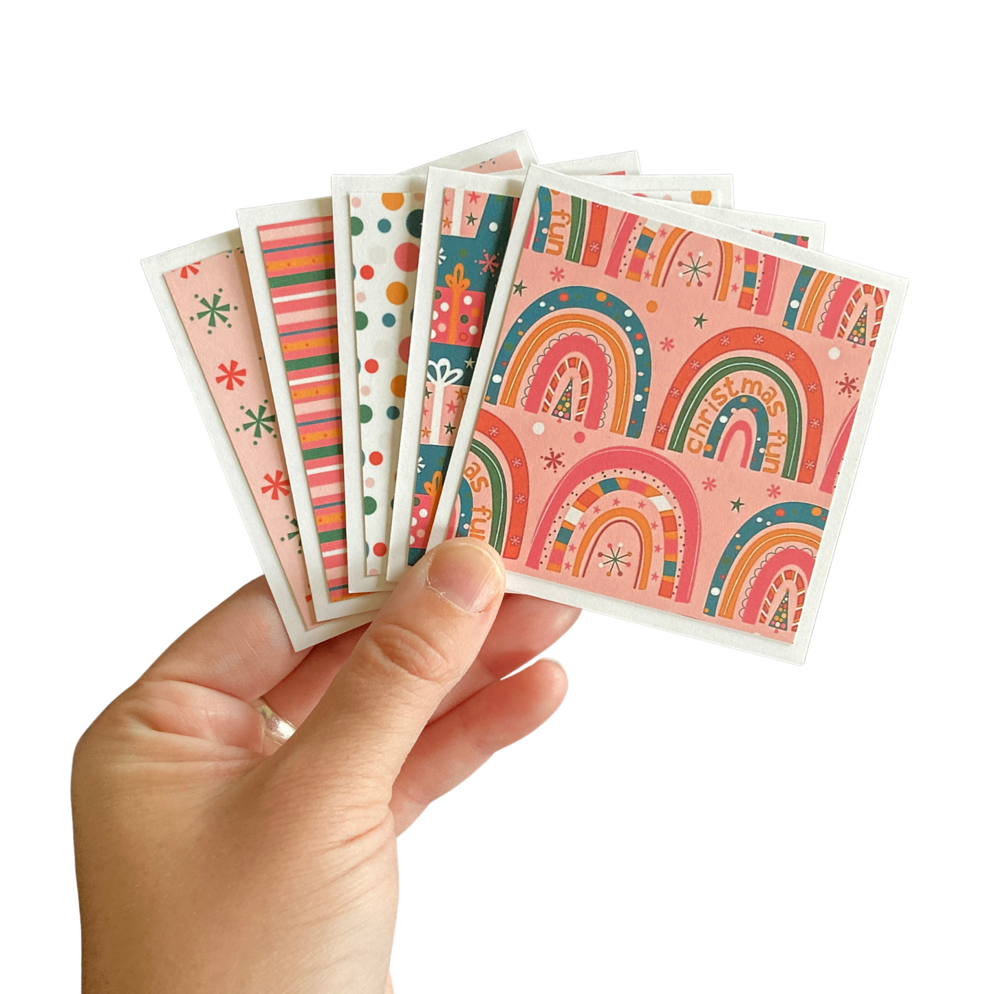 3x3 Merry & Bright Note Cards