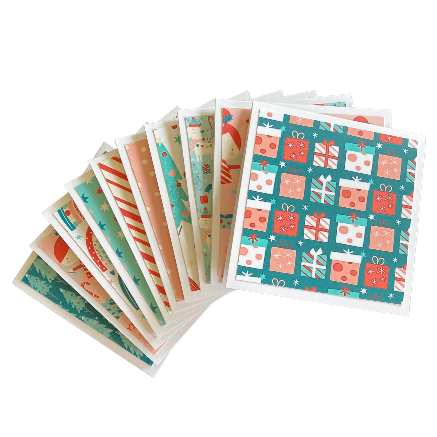 3x3 Holiday Magic Note Cards