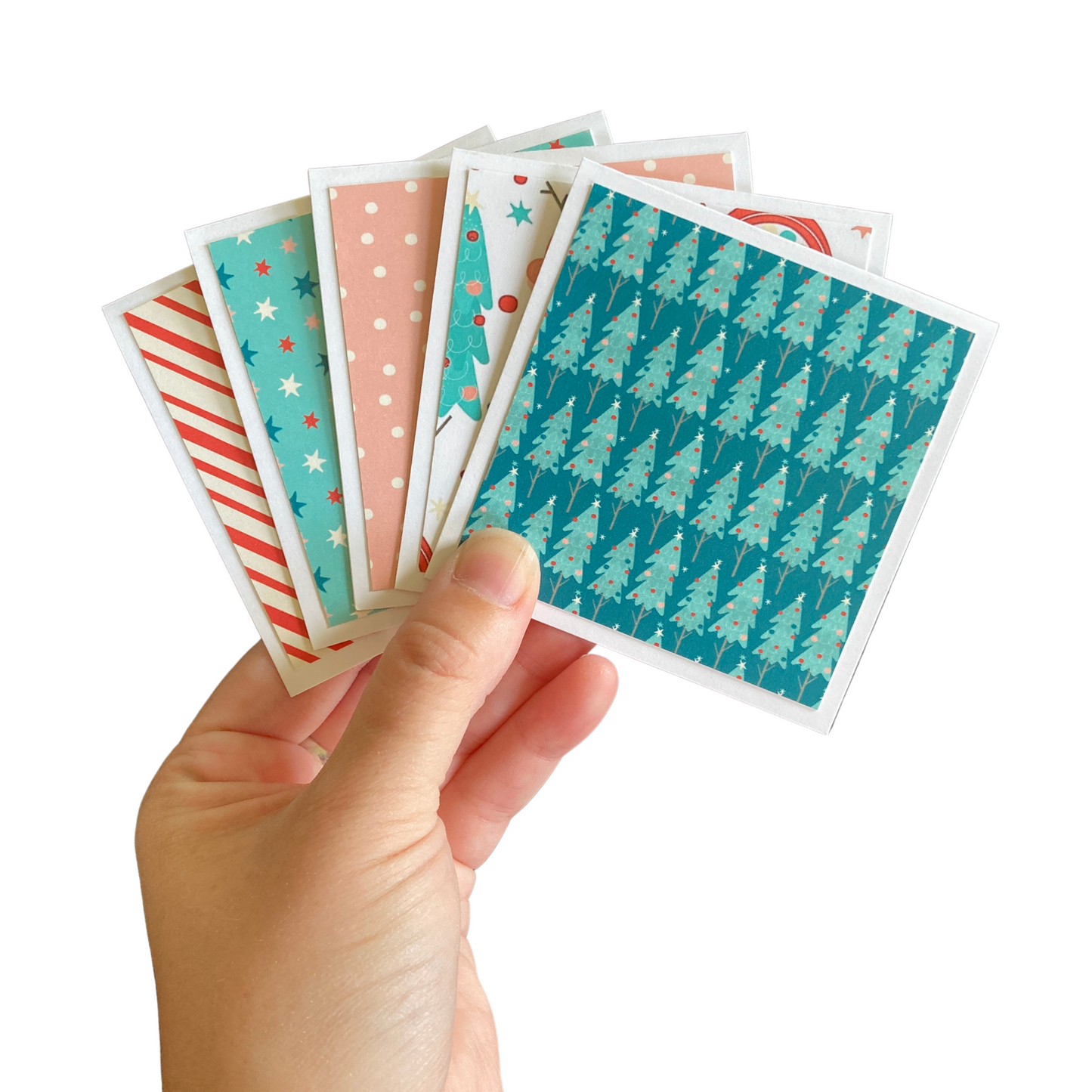3x3 Holiday Magic Note Cards