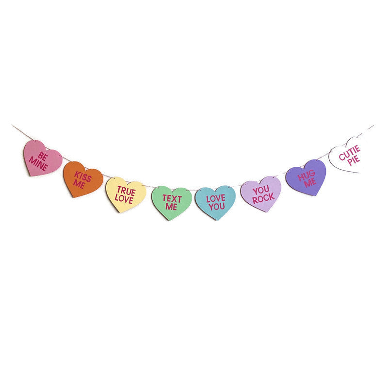 Conversation Hearts Banner