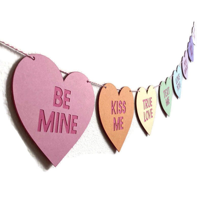 Conversation Hearts Banner