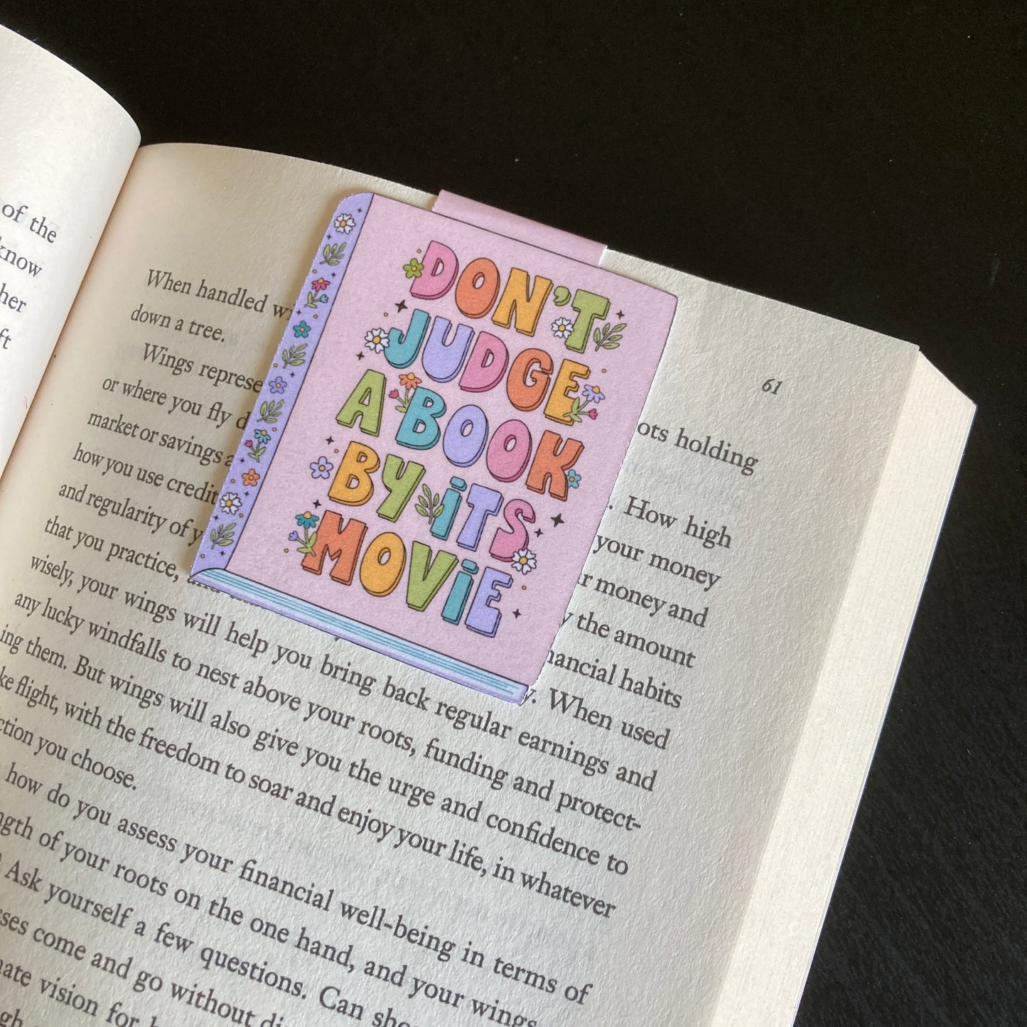 Don't Judge A Book By Its Movie Magnetic Bookmark