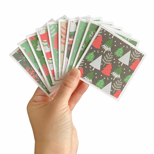 3x3 Winter Holidays Note Cards