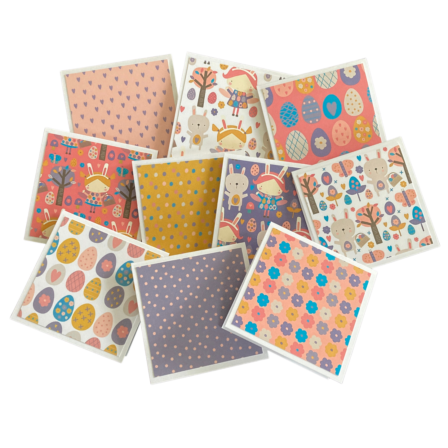 3x3 Easter Fairy Note Cards