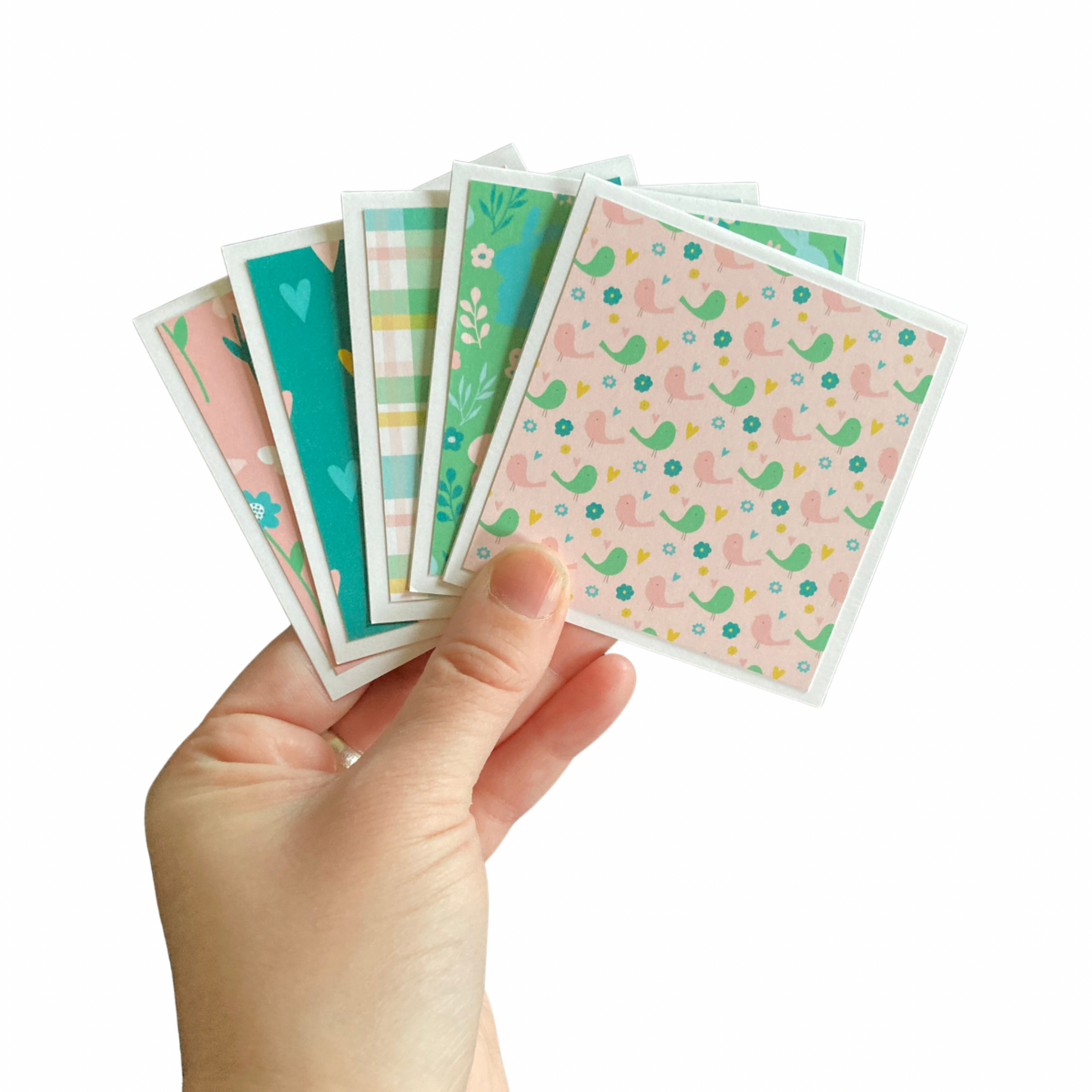 3x3 Easter Time Note Cards