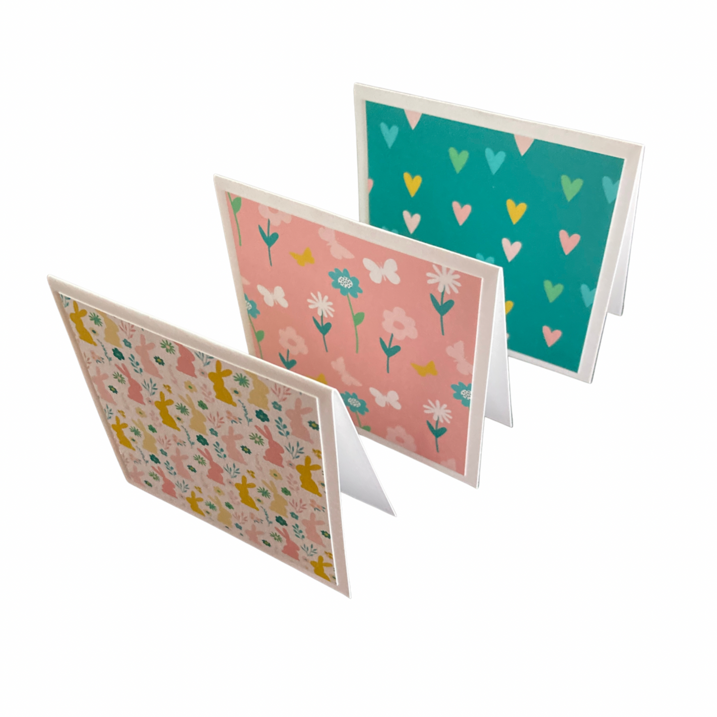 3x3 Easter Time Note Cards