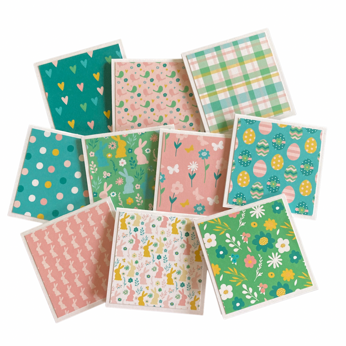 3x3 Easter Time Note Cards