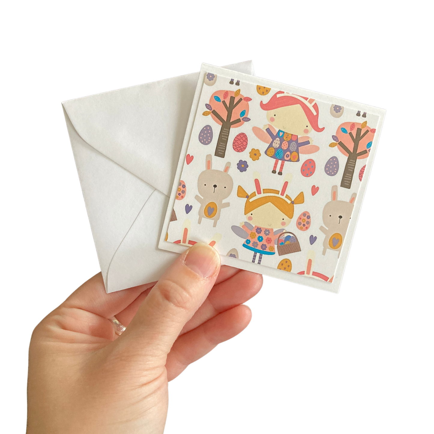 3x3 Easter Fairy Note Cards