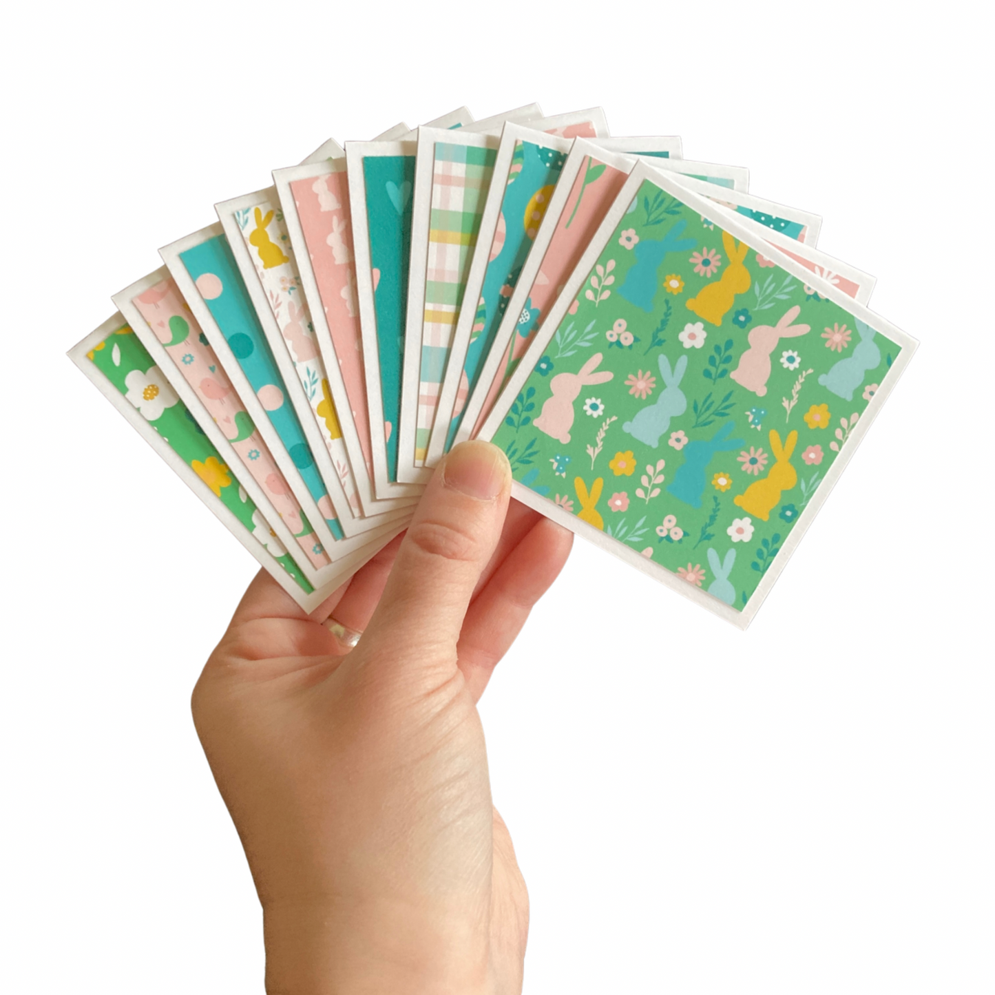 3x3 Easter Time Note Cards