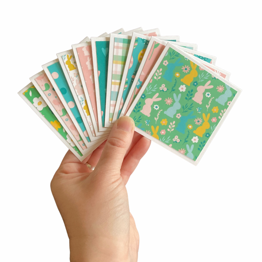 3x3 Easter Time Note Cards