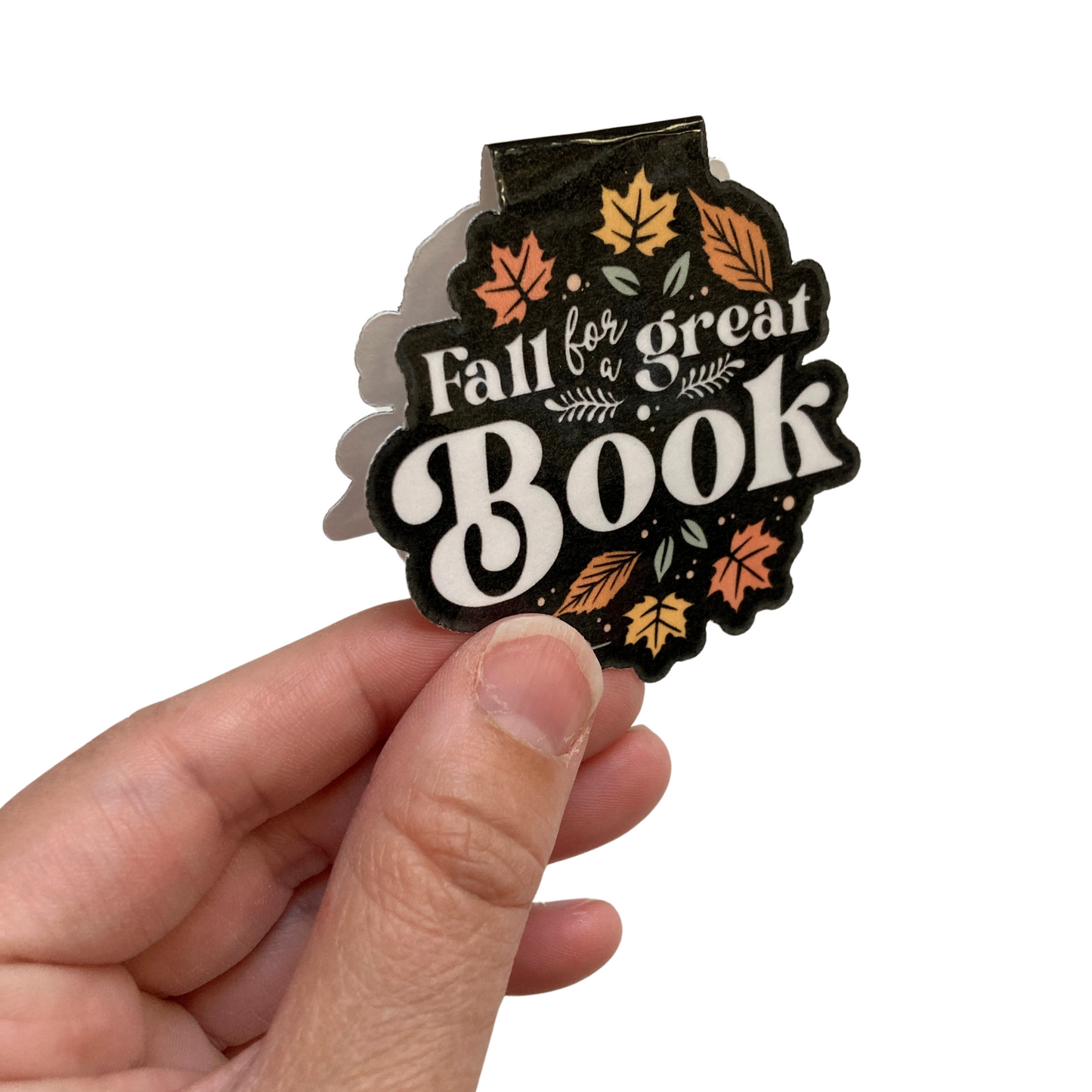 Fall for a Great Book Magnetic Bookmark