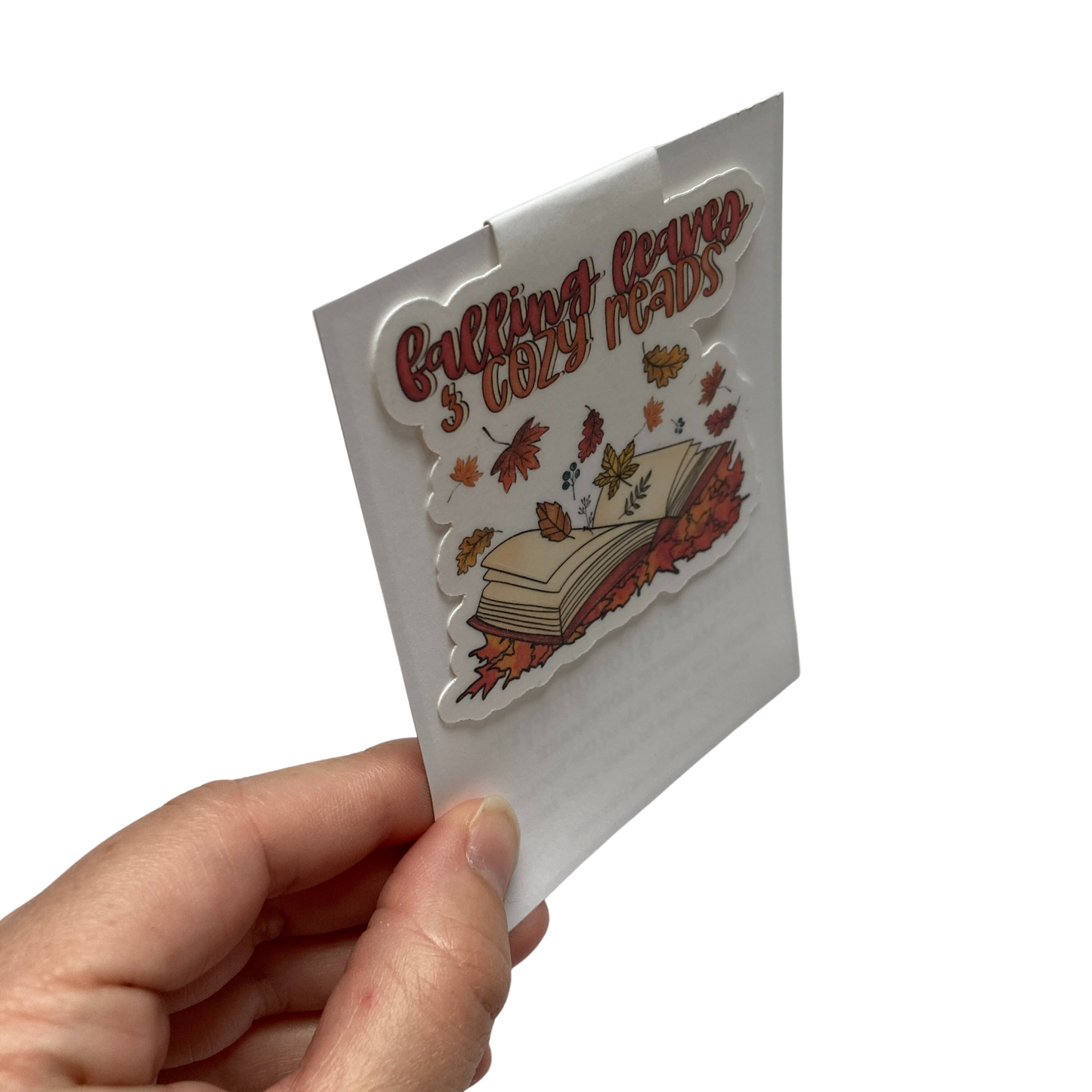 Falling Leaves & Cozy Reads Magnetic Bookmark