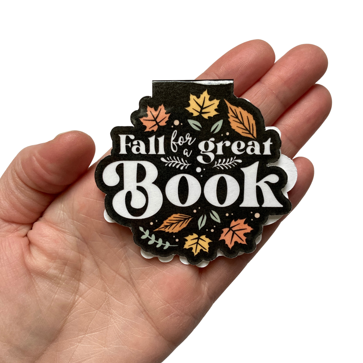 Fall for a Great Book Magnetic Bookmark