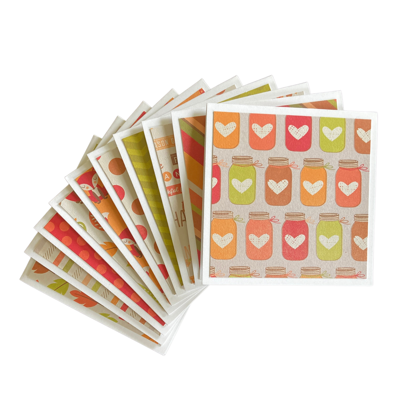 3x3 Give Thanks Note Cards