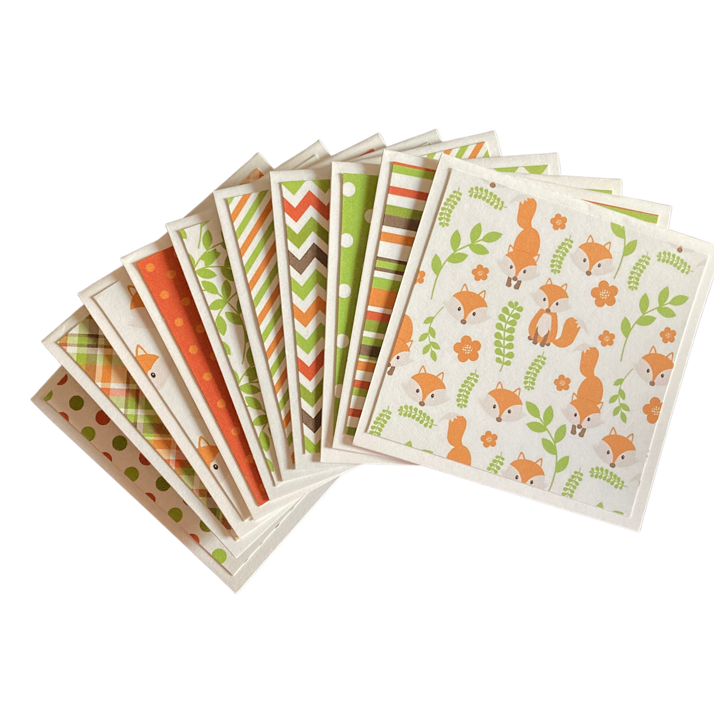 3x3 Fox Note Cards