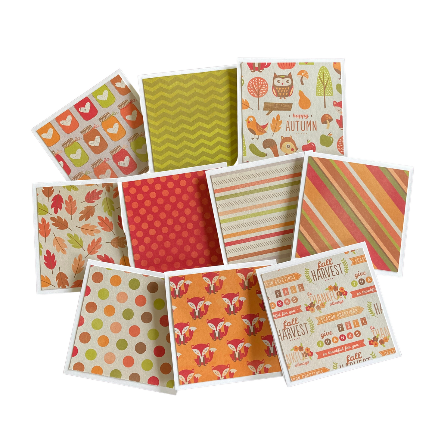 3x3 Give Thanks Note Cards
