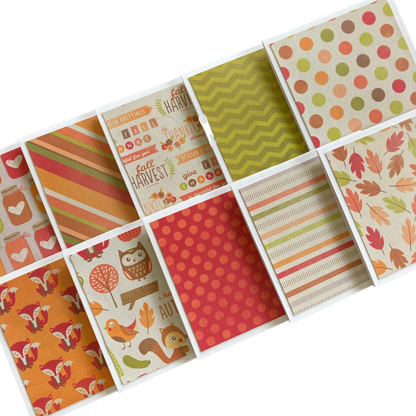 3x3 Give Thanks Note Cards