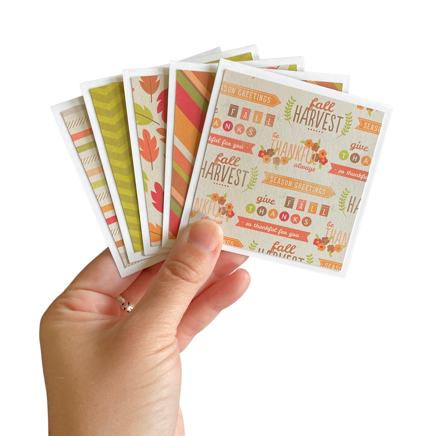 3x3 Give Thanks Note Cards