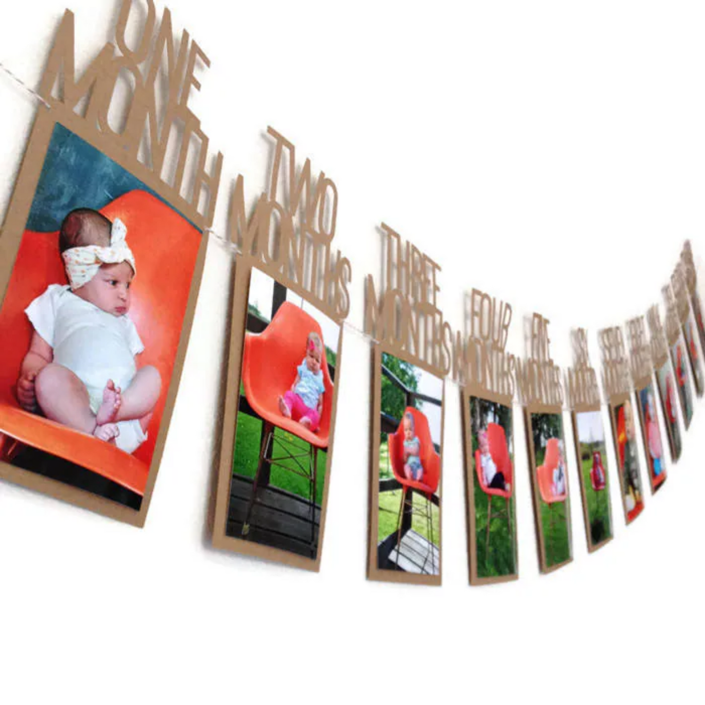 First Birthday Photo Banner