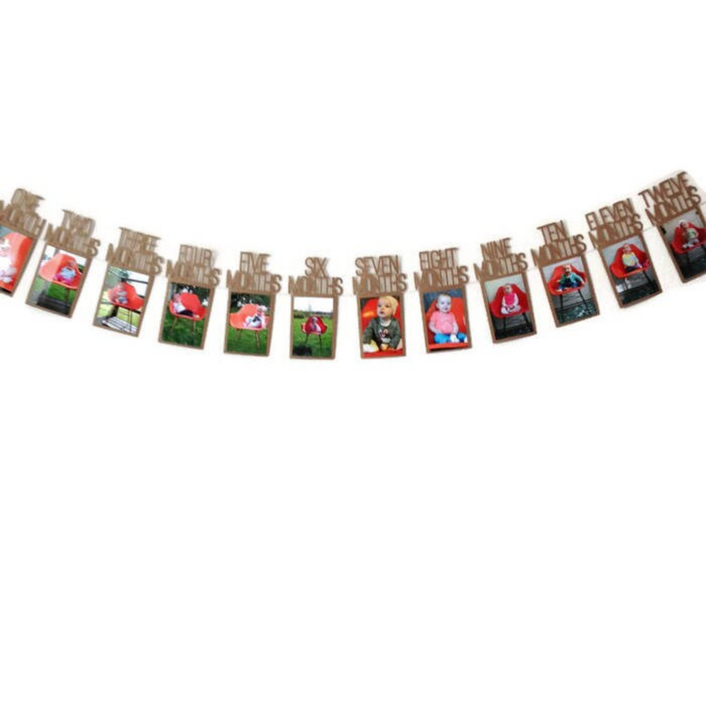 First Birthday Photo Banner
