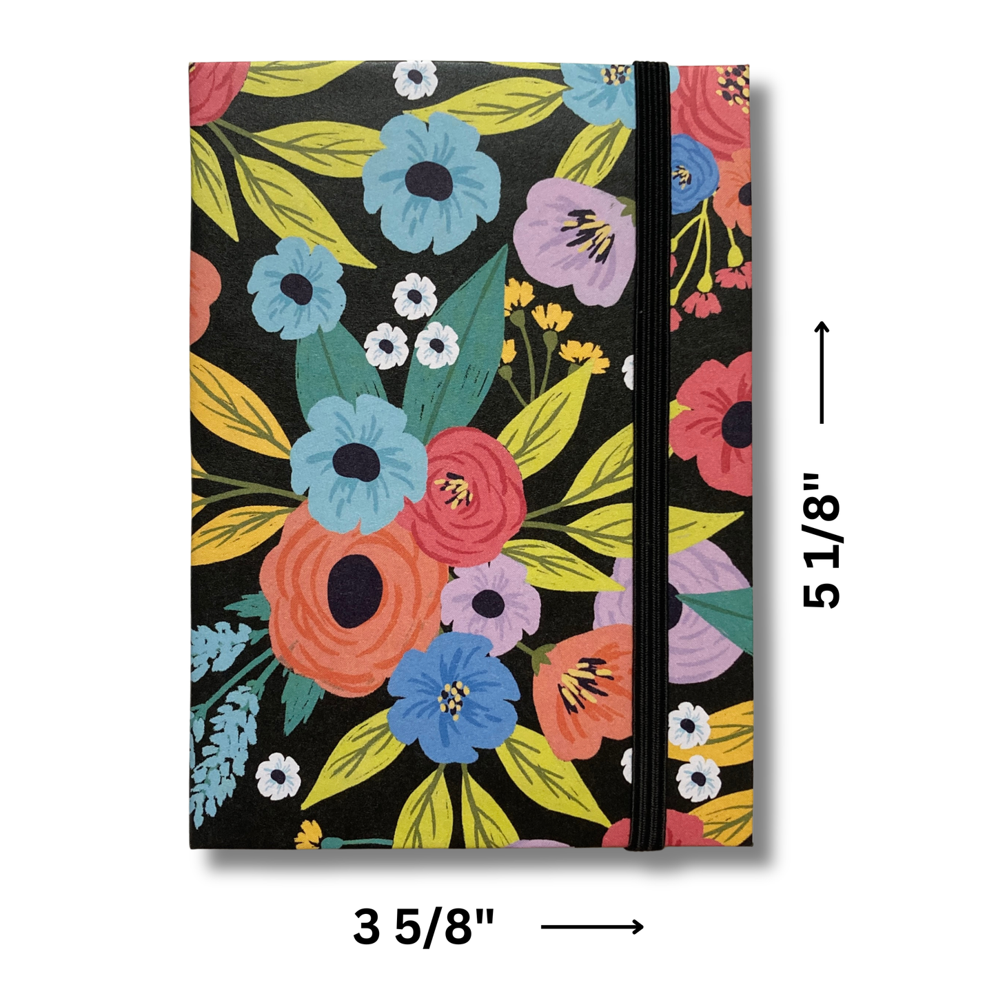 Dark Modern Floral Chunky Notepad