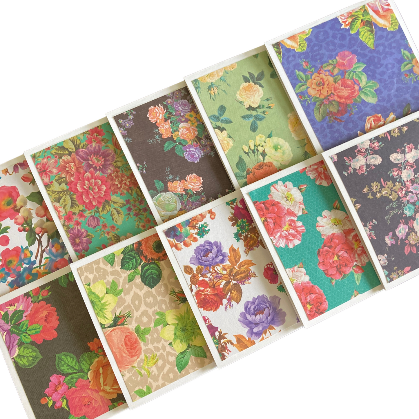 3x3 Floral Stack Note Cards