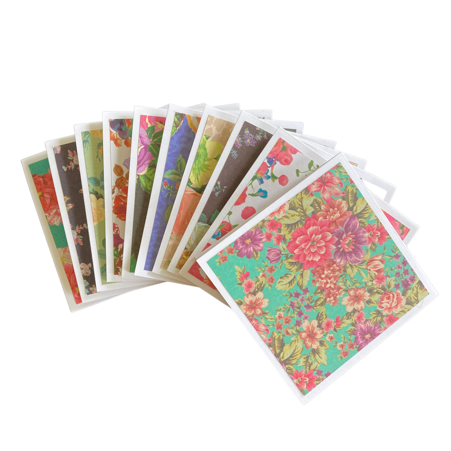 3x3 Floral Stack Note Cards