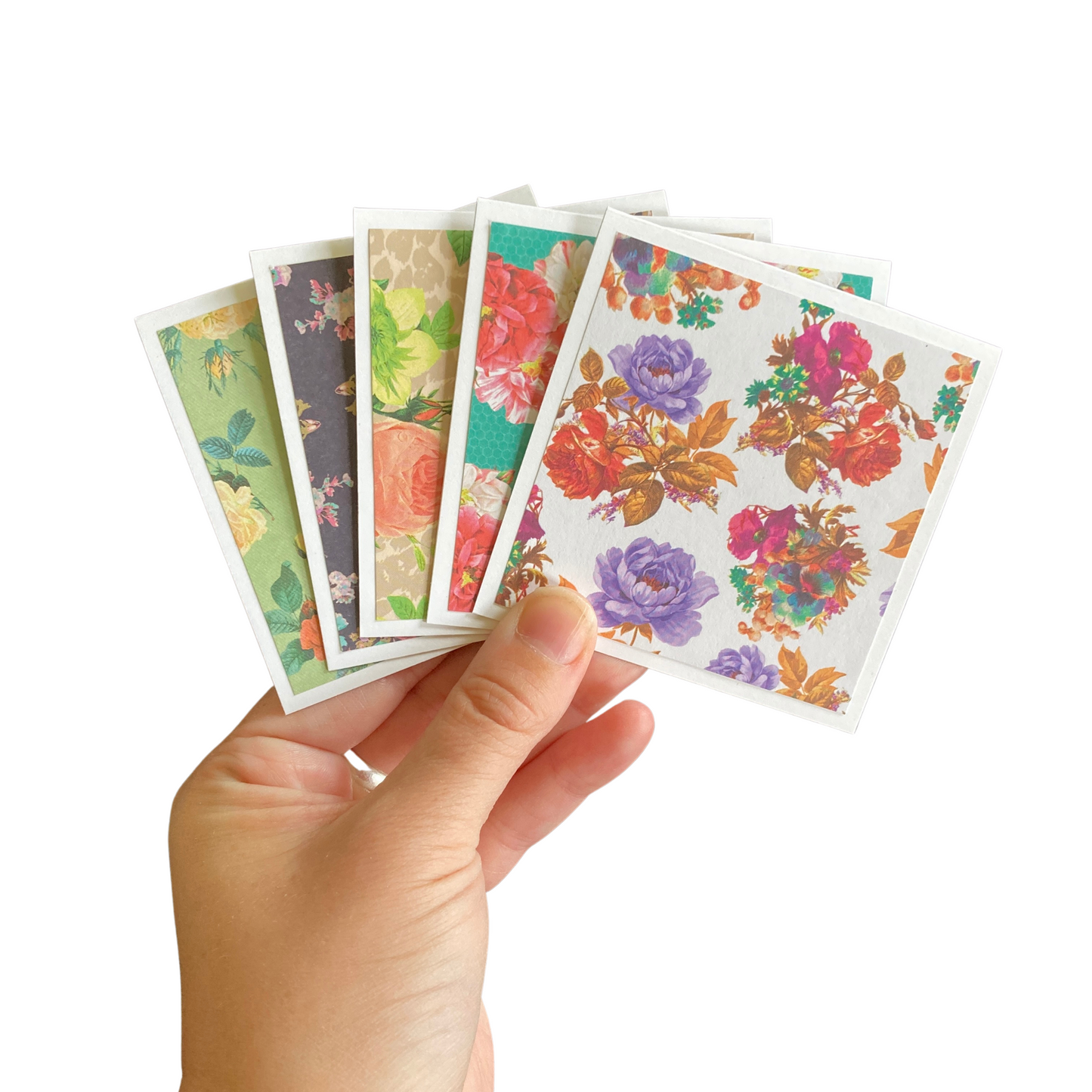 3x3 Floral Stack Note Cards