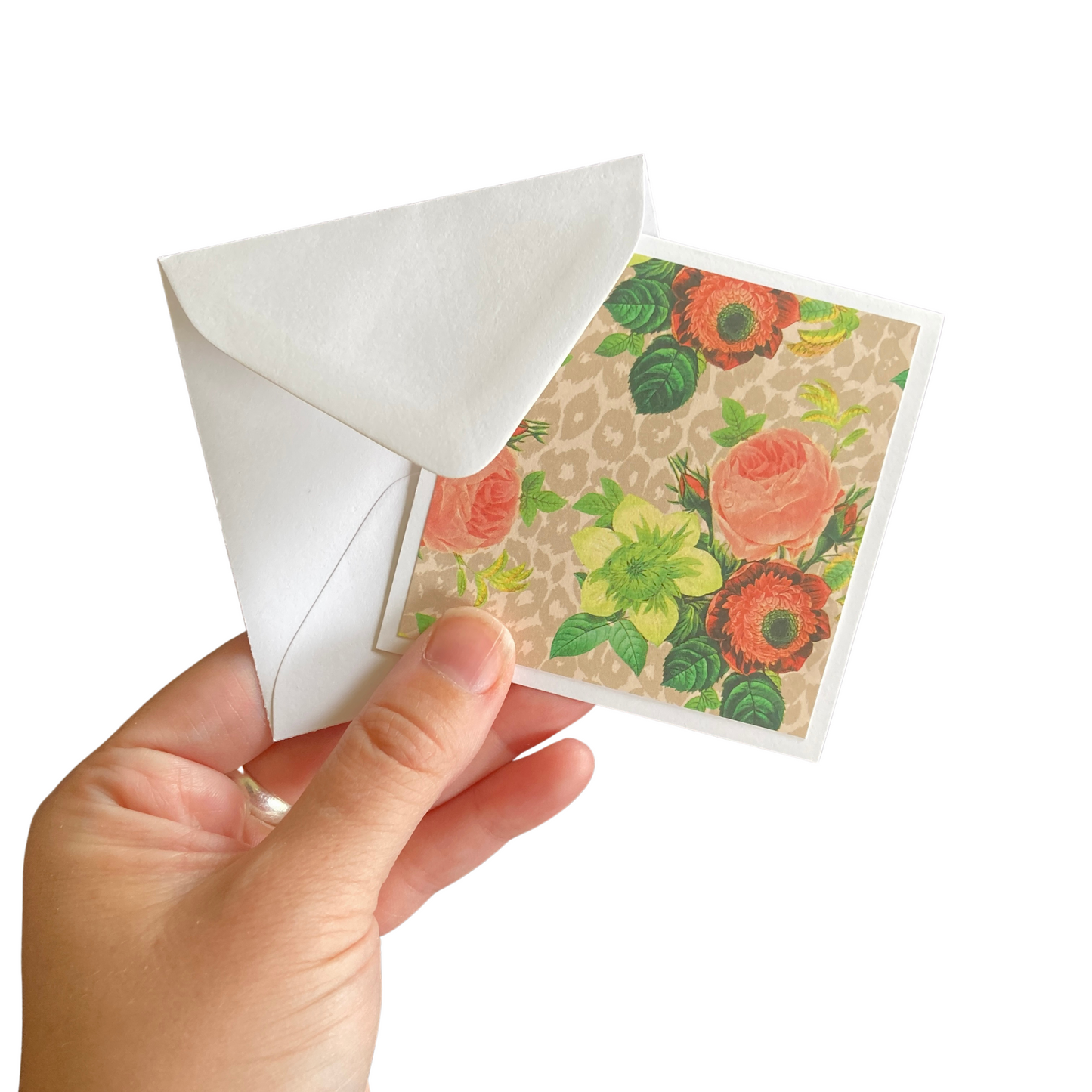 3x3 Floral Stack Note Cards