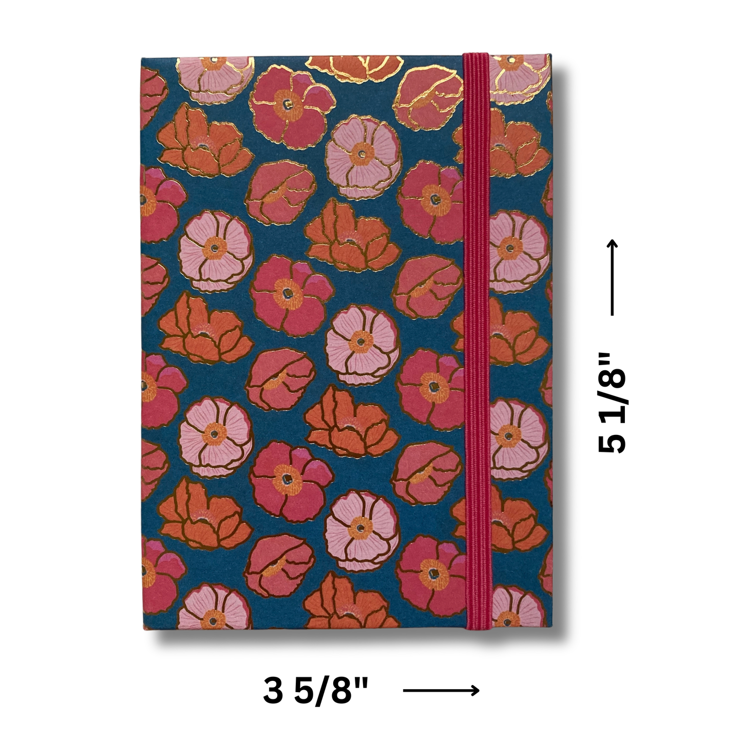 Foil Poppies Chunky Notepad