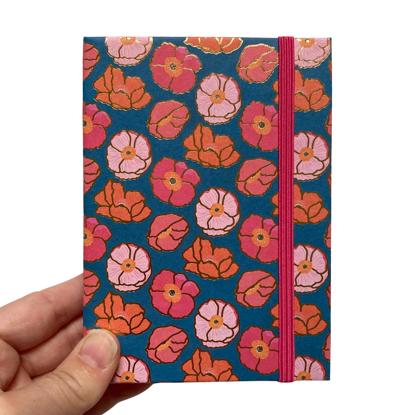 Foil Poppies Chunky Notepad