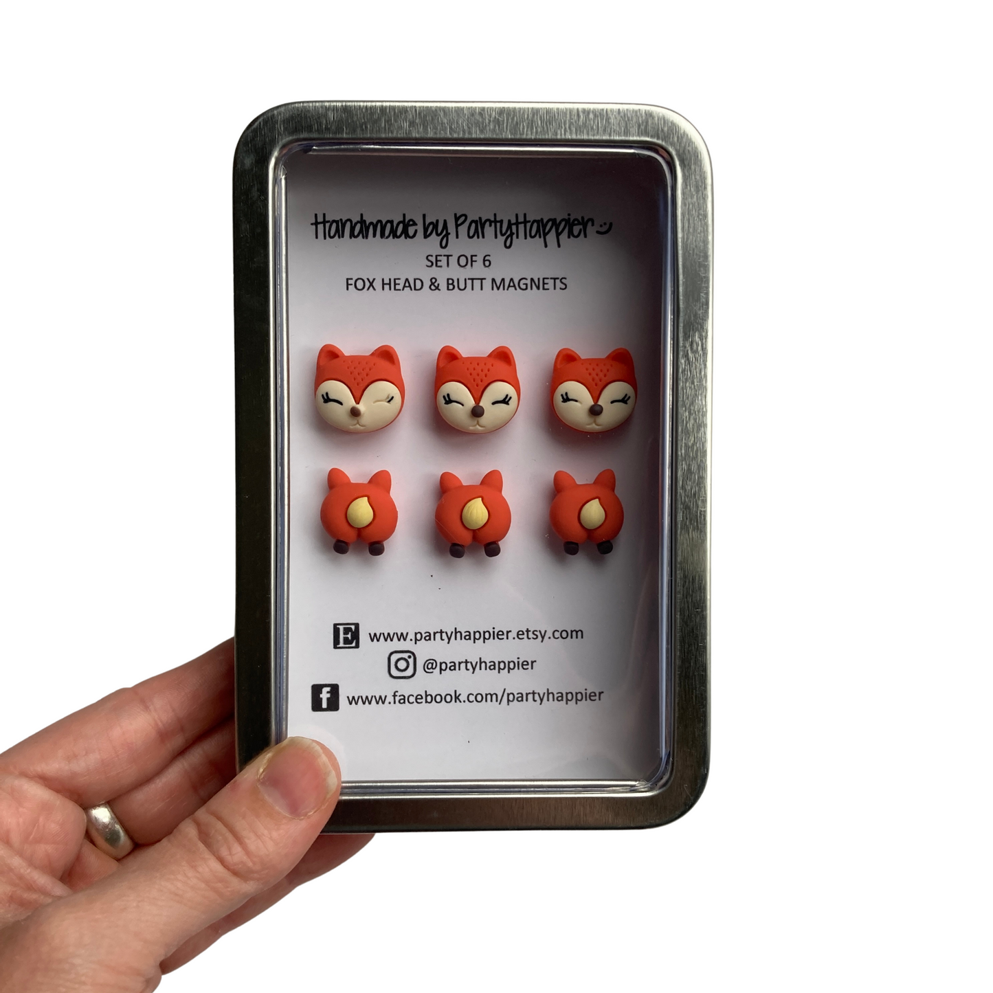 Fox Head and Butt Magnets